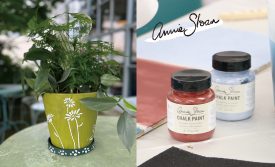 観葉植物の寄せ植え＆チョークペイントワークショップ